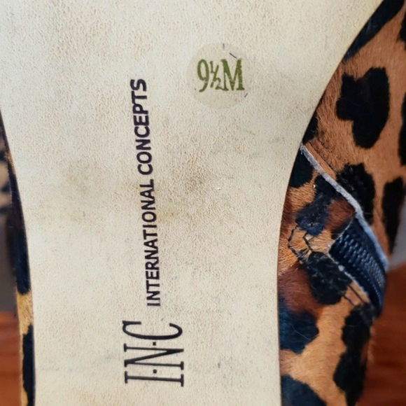 INC International Concepts Women's Animal Print Boots Size 9.5 M - Picture 11 of 17